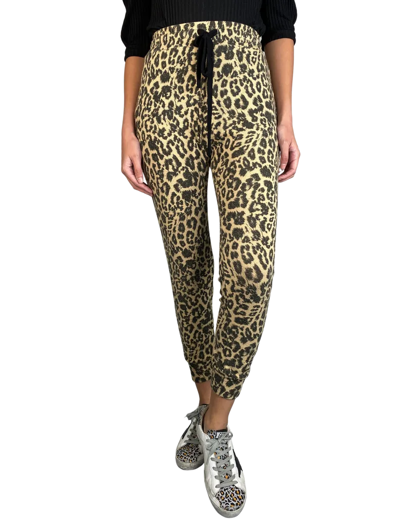 LNA Jogger Rib  Animal Print